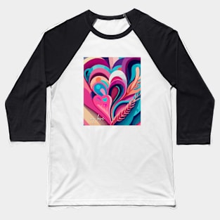 Abstract pink color tone Valentines ,brafdesign Baseball T-Shirt